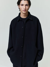 Double Face Wool Cashmere Relaxed Shirt