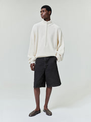 Zip-Up Sweater Long Sleeve