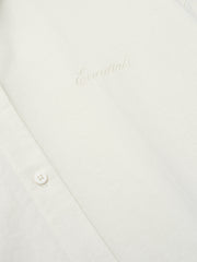 Womens Cotton Oxford Signature Button Up Shirt