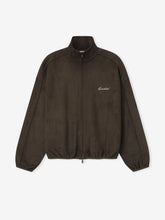 Suede Fleece Signature Modern Track Jacket W/ Piping