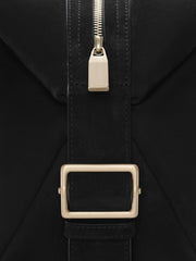 Small Leather Belted Duffle