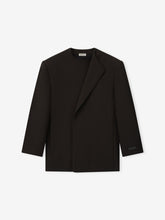 Double Weave Wool Crewneck Jacket
