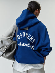 Dodgers Raglan Half Zip Sport Hoodie