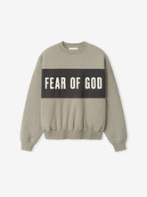 Cropped Relaxed Panelled Sweatshirt