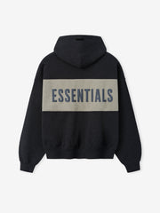 Cropped Relaxed Panelled Hoodie