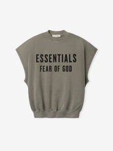 Relaxed Fleece Cutoff Sweatshirt