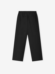Silk Blend Pleat Front Drawstring Pant