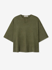 Soft Knit Short Sleeve Henley