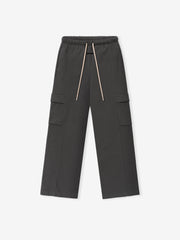 Womens Fleece Cargo Relaxed Sweatpant