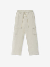 Womens Fleece Cargo Relaxed Sweatpant
