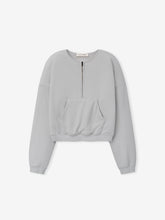 Womens French Terry Relaxed Half Zip