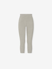 Womens Rib Knit Capri