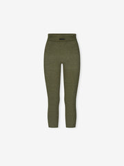 Womens Rib Knit Capri