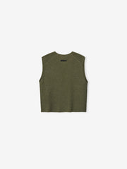 Womens Rib Knit Crop Top