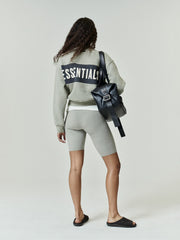 Womens Rib Knit Biker Short