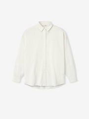 Womens Cotton Oxford Signature Button Up Shirt