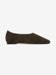 Womens Suede Ballerina
