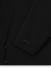 Easy Care Wool Relaxed Lapelless Jacket