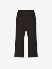 Double Weave Wool Tailored Flared Pants