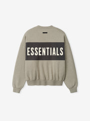 Cropped Relaxed Panelled Sweatshirt