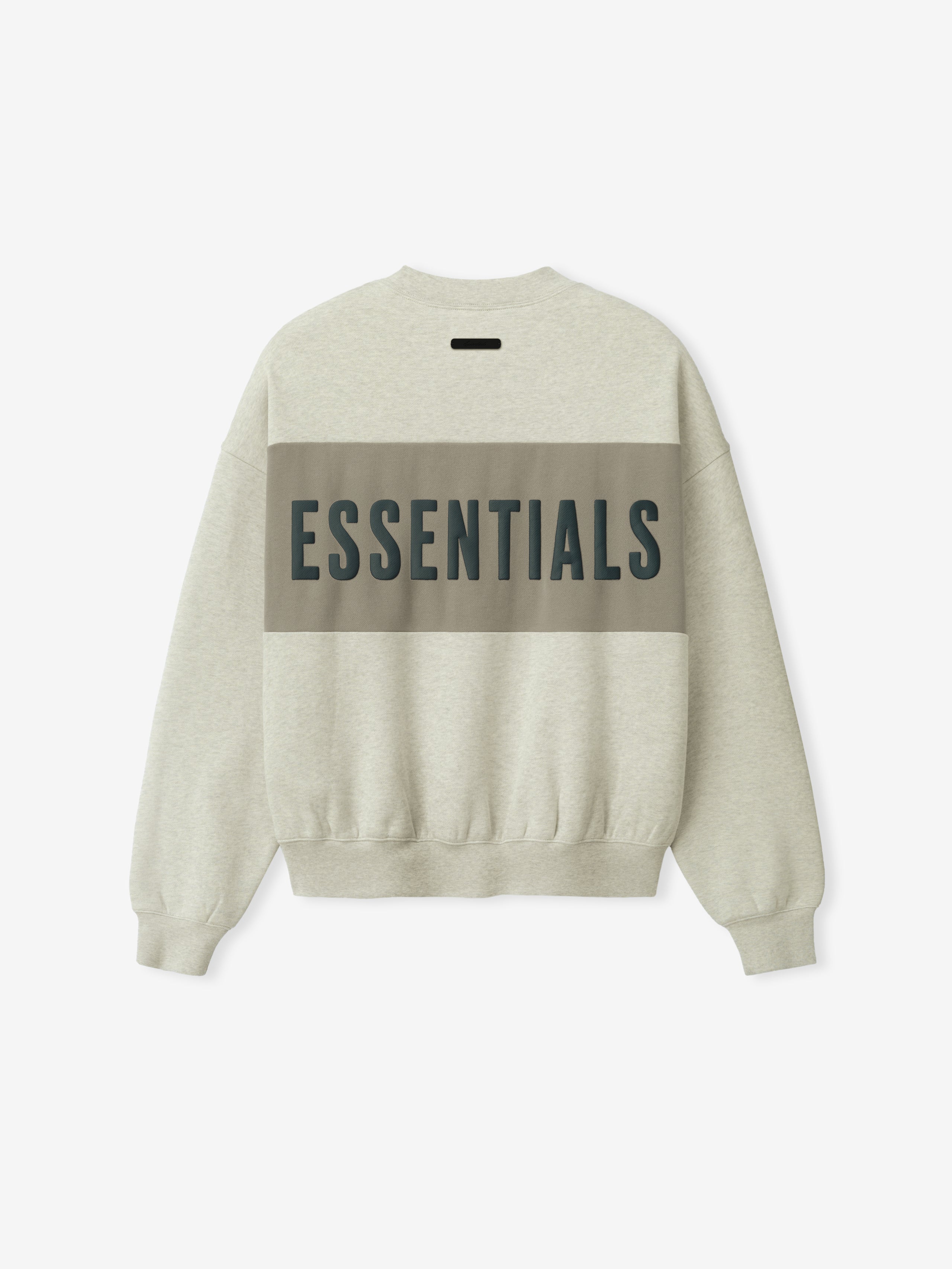 Cropped Relaxed Panelled Sweatshirt