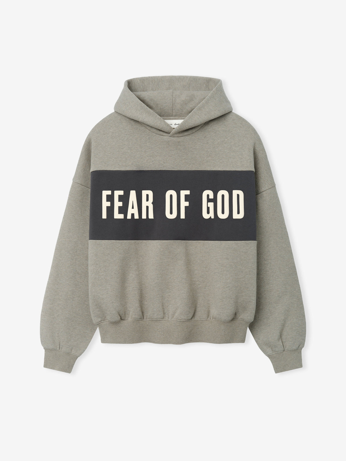 Cropped Relaxed Panelled Hoodie