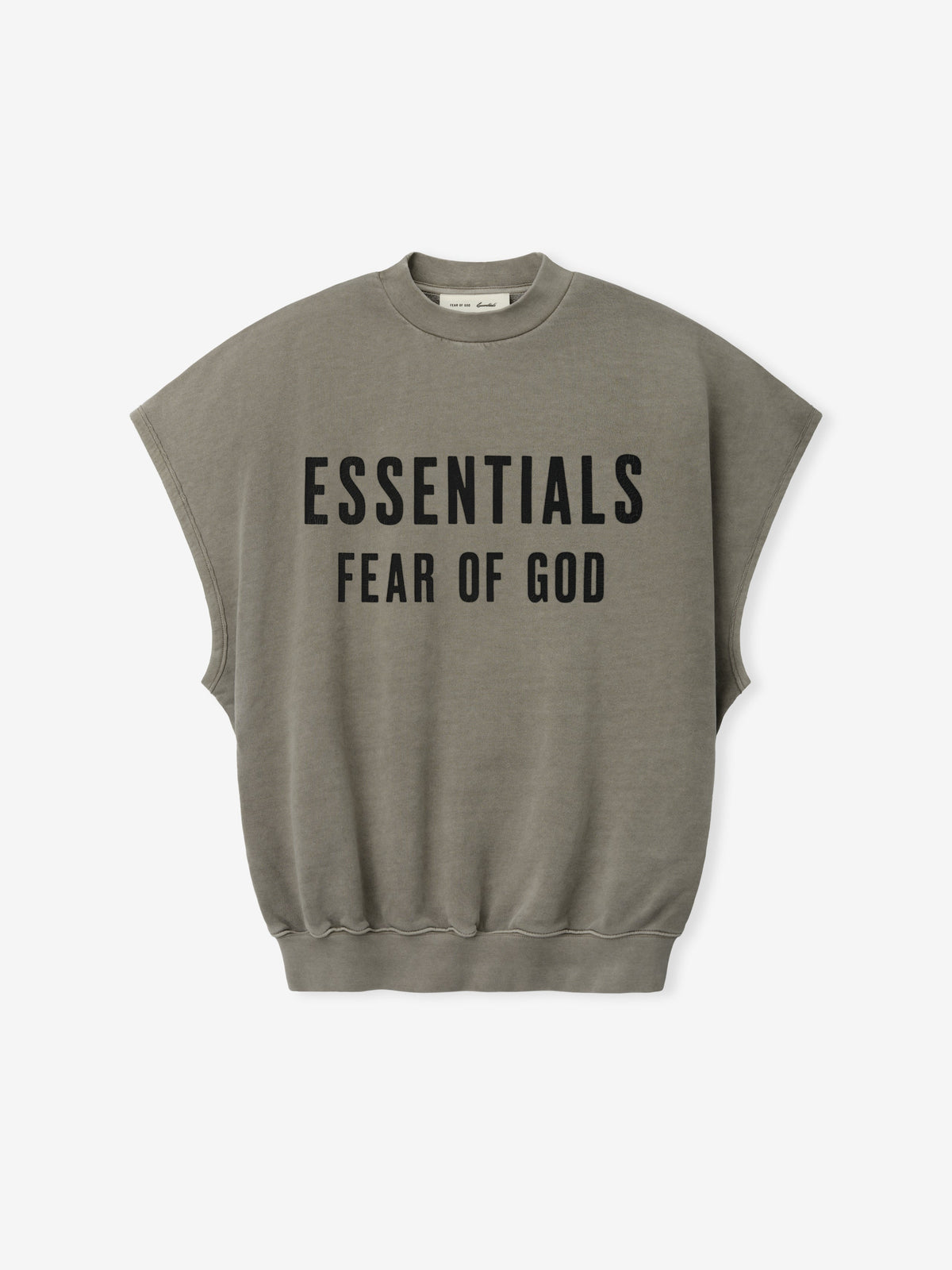 Relaxed Fleece Cutoff Sweatshirt
