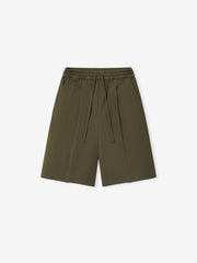 Cotton Twill Relaxed Drawstring Short