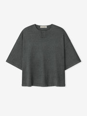 Soft Knit Short Sleeve Henley