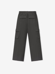 Womens Fleece Cargo Relaxed Sweatpant