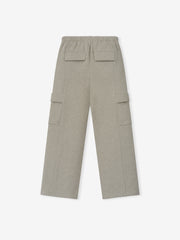 Womens Fleece Cargo Relaxed Sweatpant