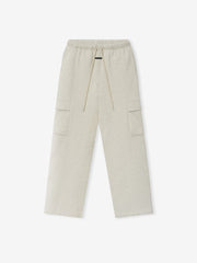 Womens Fleece Cargo Relaxed Sweatpant