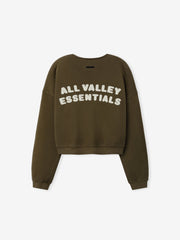 Womens French Terry Relaxed Half Zip