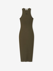 Womens Soft Rib Racerback Dress