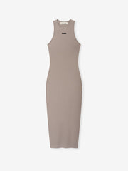 Womens Soft Rib Racerback Dress