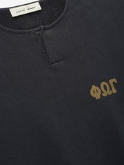 3/4 Henley Sweatshirt