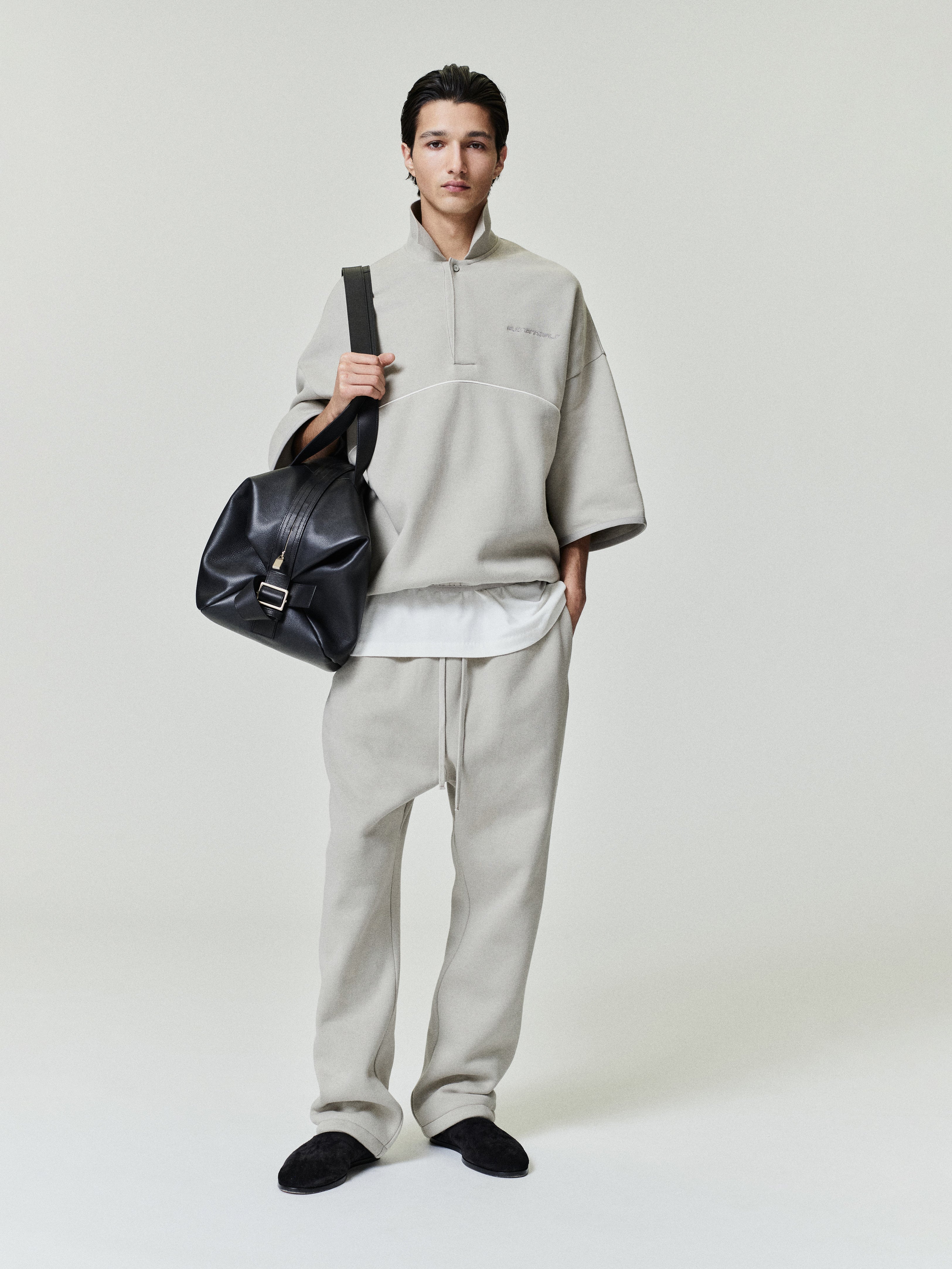 Active Trace 3/4 Sleeve Modern Polo Sweatshirt